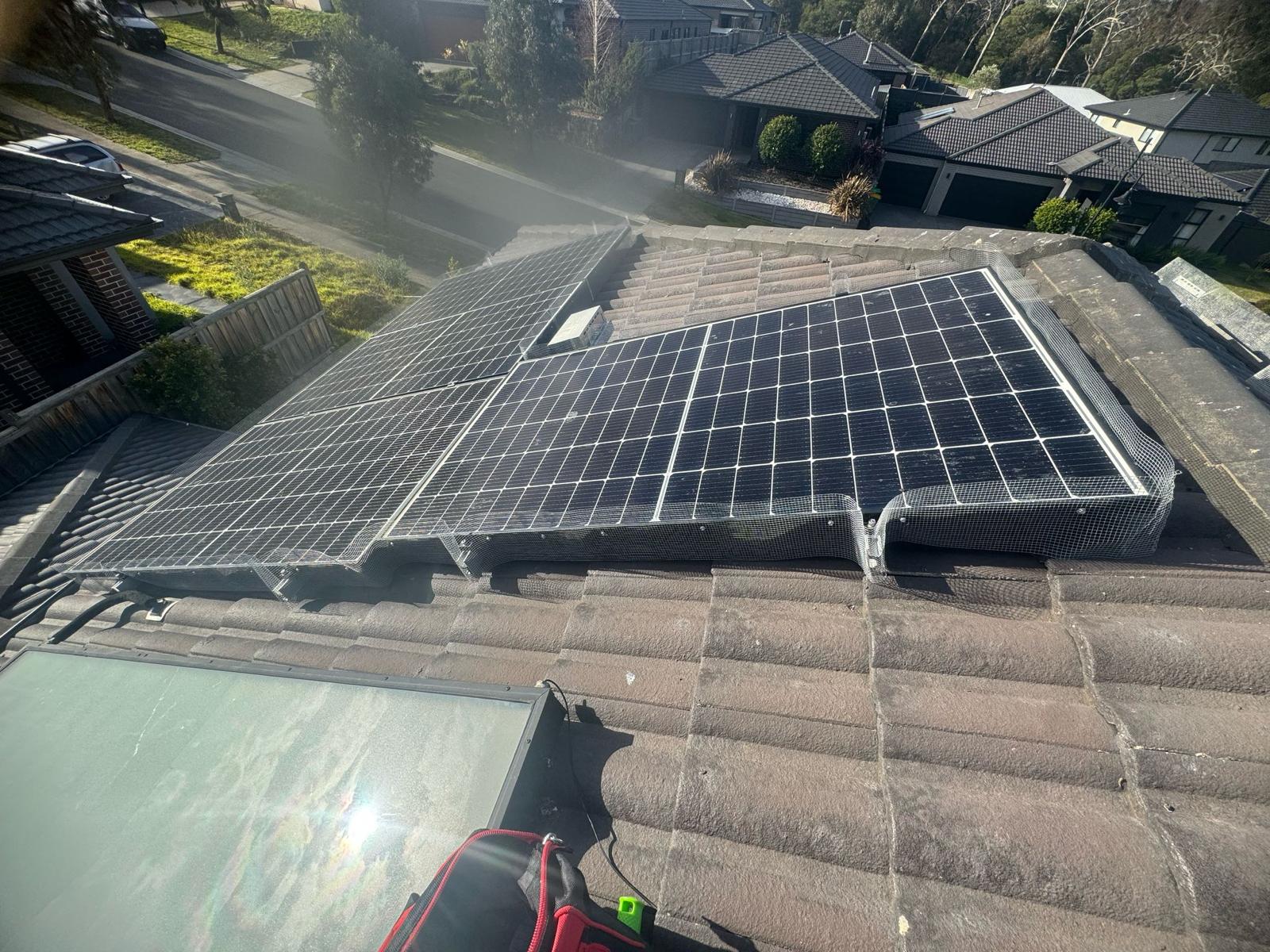 Solar Panel Bird Proofing Melbourne